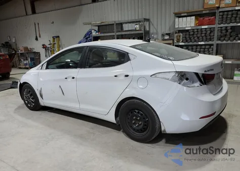 2016 Hyundai Elantra Se from USA, damaged, VIN 5NPDH4AE9GH712421